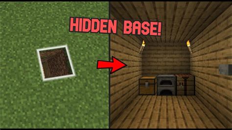 How To Make A Hidden Trapdoor In Minecraft Youtube