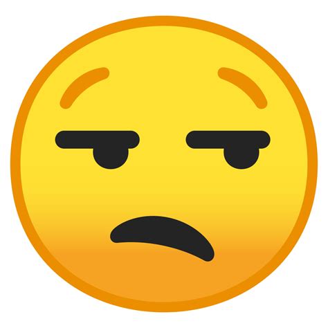 Unamused Face Icon Noto Emoji Smileys Iconset Google