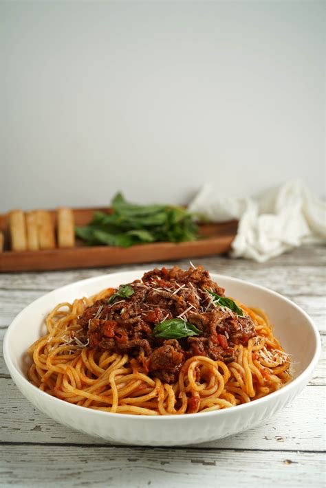 Arriba Imagen Receta De Espagueti Rojo Con Carne Molida Abzlocal Mx