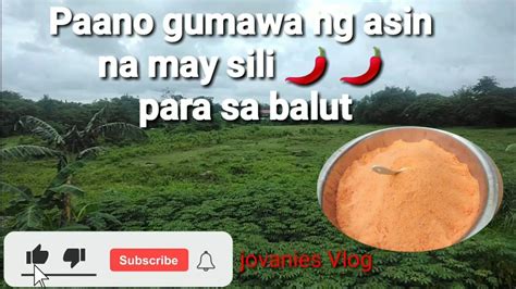 Paano Paggawa Ng Asin Na May Sili🌶️ Youtube