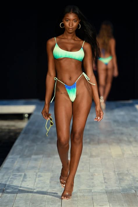 19 looks we love on black models from miami swim week 2019 fashion miami swim week swim fashion