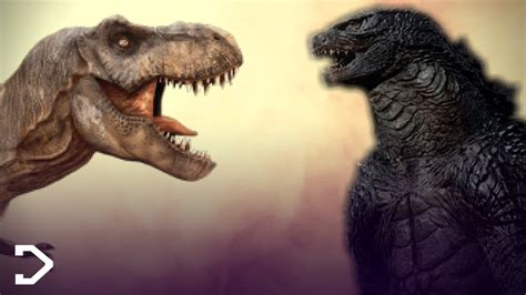 How Much Larger Is Godzilla Than A T Rex Size Comparison Youtube