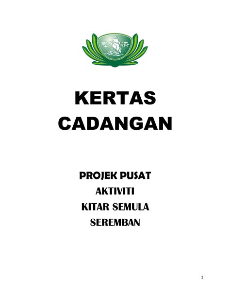 Contoh Kertas Kerja Kitar Semula Kertas Arthuraddphelps