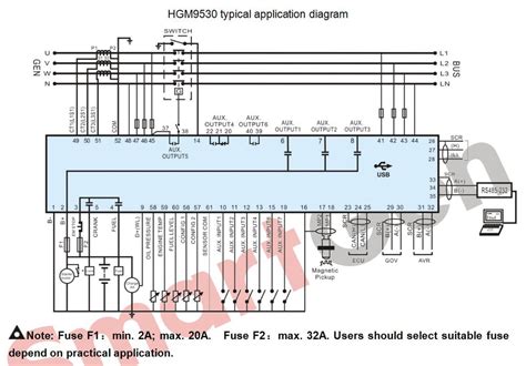 smartgen hgm9530 generator controller auto power switching