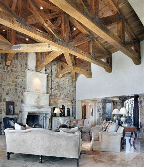 Get ideas to redesign and redecorate with these stunning with its natural texture and charming style, you can warm up any space with wood ceilings. Top 50 Best Rustic Ceiling Ideas - Vintage Interior Designs