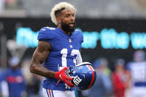 New York Giants Enjoy Visit From Odell Beckam Jr Is There Anything There