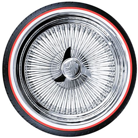 17x8 Standard Chrome 100 Spoke Wire Wheels 22550r17 Vogue Tires
