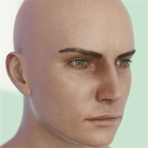 Pin On 3d Character Human Head Male V6 Available Here