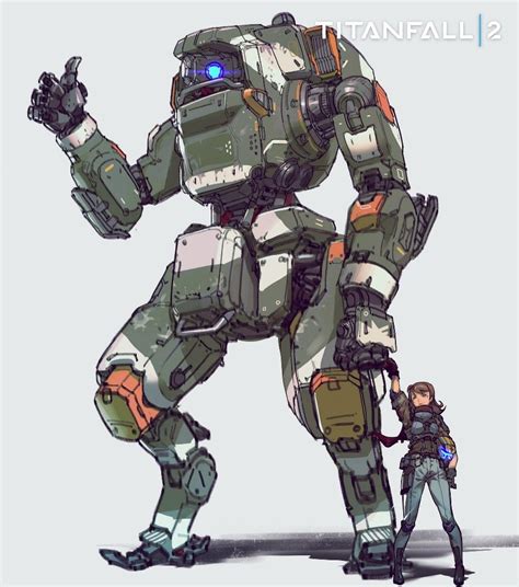 Titanfall 2 Concept Art Titanfall Robots Concept Cool Robots