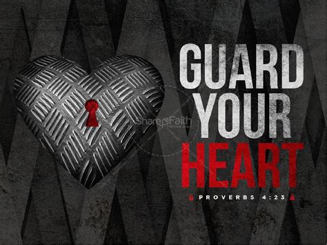 Guard Your Heart Sermon Powerpoint Template