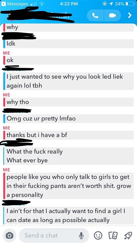 A Random Guy Added My Girlfriend On Snapchat And Got Defensive When She