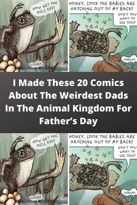 I Made These 20 Comics About The Weirdest Dads In The Animal Kingdom