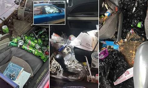 Internet Users Share Photos Of Filthy Vehicles Piled High With Rubbish But Is YOUR Car Dirtier
