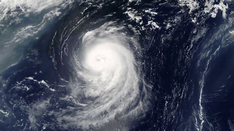Hurricane Spinning In Ocean From Satellite Stock Footage Sbv 320133513