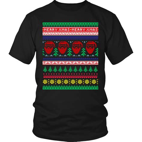ugly christmas shirt for and hipster santa holiday party unisex tee s 4 3079 jznovelty