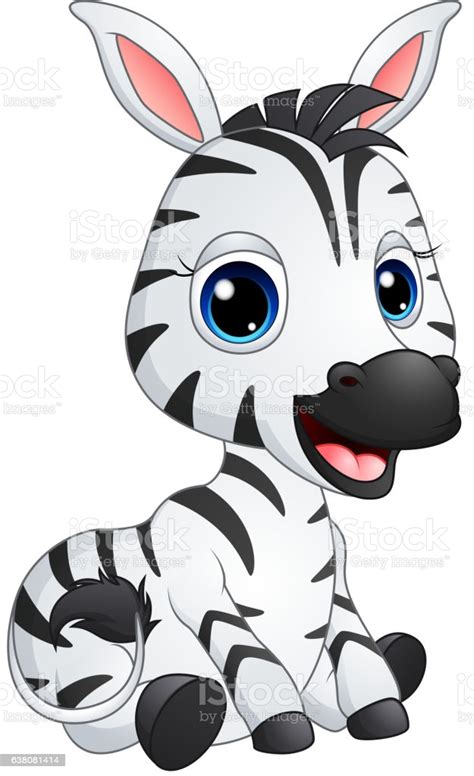 Download zebra images and photos. Cute Baby Zebra Cartoon Stock Illustration - Download ...