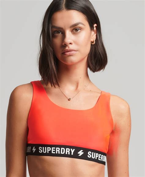 Superdry Womens Code Elastic Bikini Top Ebay