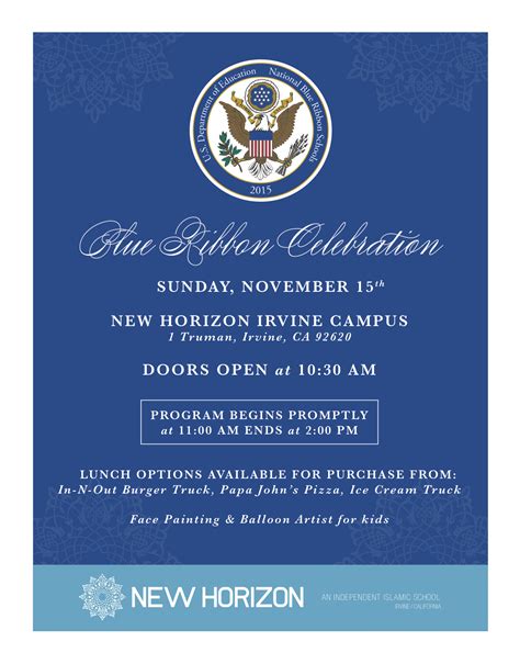 Join Us For New Horizon School Irvines Blue Ribbon Celebration New