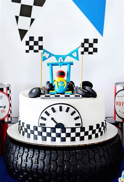 Kara S Party Ideas Maverick S Speedy Race Car Birthday Party Kara S Party Ideas