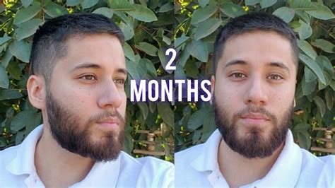 2 Months Of Beard Growth Example 1 Inch Youtube