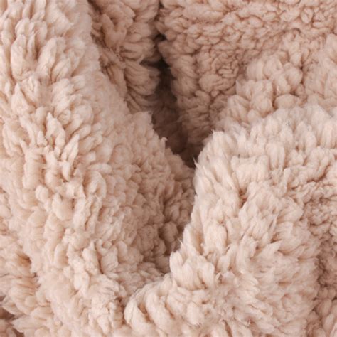 1m Polyester Sherpa Berber Fleece Fabric Faux Fur Lining Cloth Plain Soft Winter Ebay