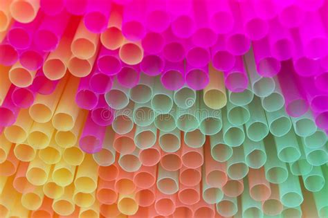 Coloured Straws Stock Image Image Of Drink Straw Bright 33602443