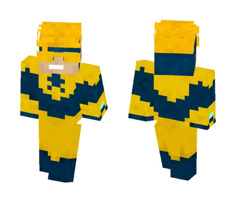 Download Booster Gold Dc Superhero Minecraft Skin For Free