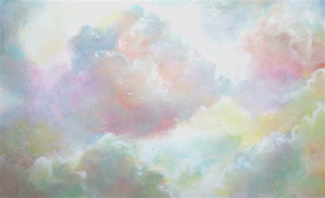 Pastel Clouds Background Drawing Amazing Design Ideas