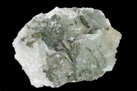36 Chalcopyrite Encrusted Calcite Crystal Cluster Morocco 137142