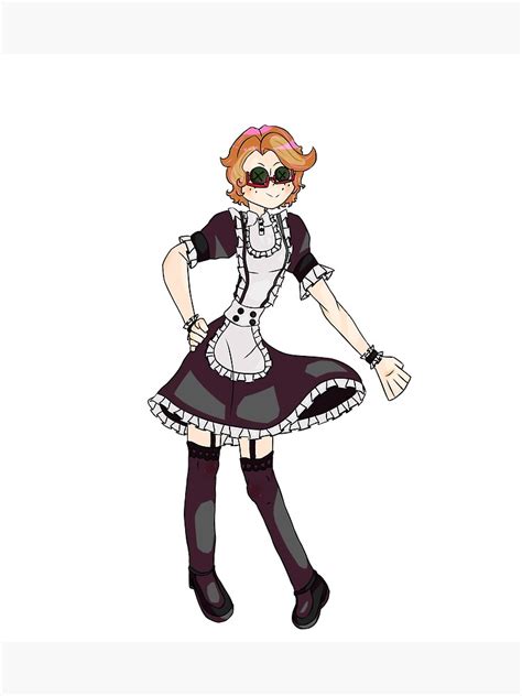 maid dress lucky guy identity v poster for sale by dororoandkululu redbubble