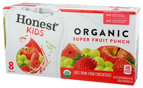 Honest Kids Super Fruit Punch Kids Juice Drink Carewell