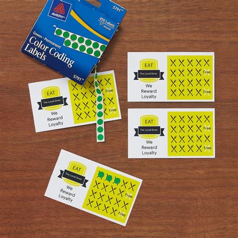 Print Your Own Loyalty Program Punch Cards Punch Cards Packaging