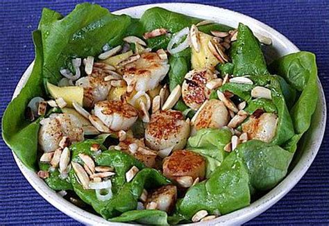 Sea Scallop Salad With Citrus Vinaigrette Recipe Girl