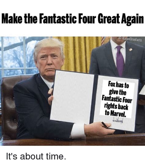 Make The Fantastic Four Greatagain Fox Has To Give The Fantastic Four