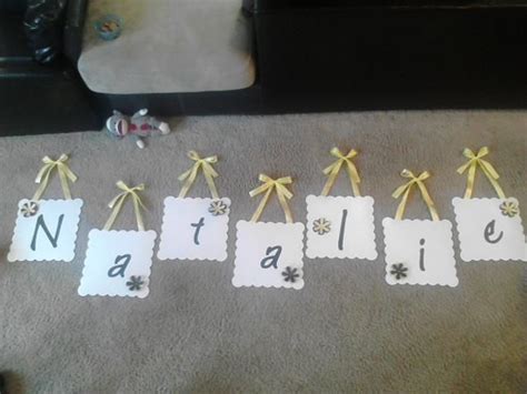 Using an l shape, it made it easier to give my cricut its own area to allow for space while the mat is being pulled through the machine. name sign using cricut | Cricut crafts, Cricut craft room ...