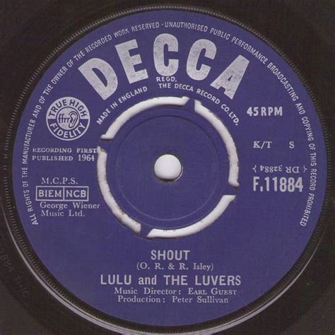 lulu shout vinyl records and cds for sale musicstack