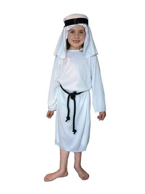 Child Shepherd Fancy Dress Costume Christmas Joseph Innkeeper Nativity