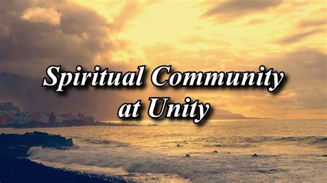 Spiritual Community At Unity V2 Youtube