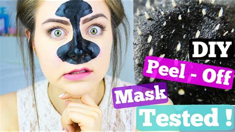 Diy Blackhead Remover Peel Off Mask Tested Youtube