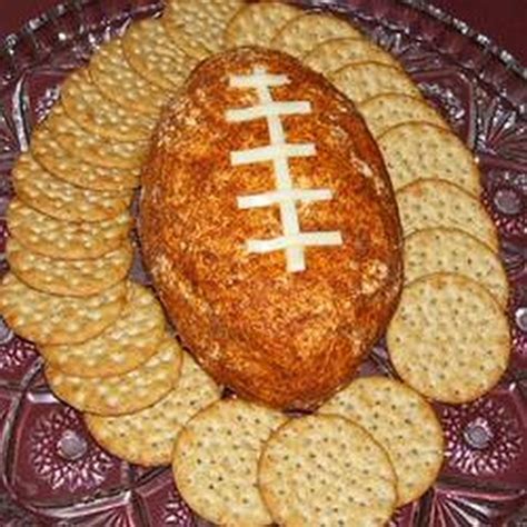 Football Cheese Ball | Recipe | Cheese ball recipes, Cheese ball