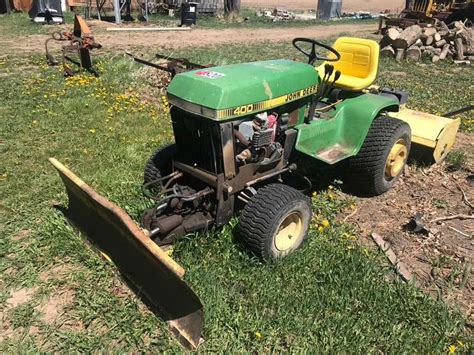 John Deere 400 Garden Tractor Wimplements Musser Bros Inc