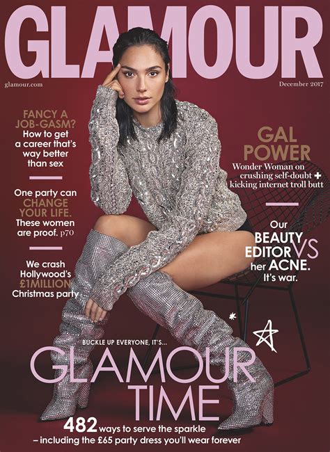 Gal Gadot On Glamours December 2017 Issue Pictures Quotes