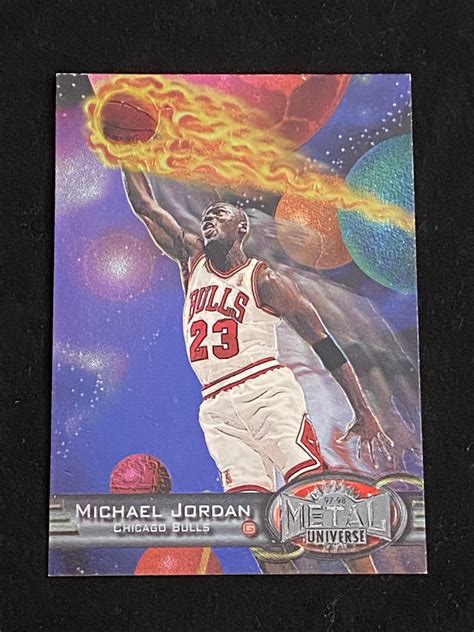 You don't have this card. Lot - (NM-MT) Skybox 1997-98 Metal Universe Michael Jordan #23 Basketball Card- Chicago Bulls - HOF