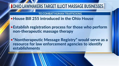Ohio Lawmakers Target Illicit Massage Businesses To Combat Human