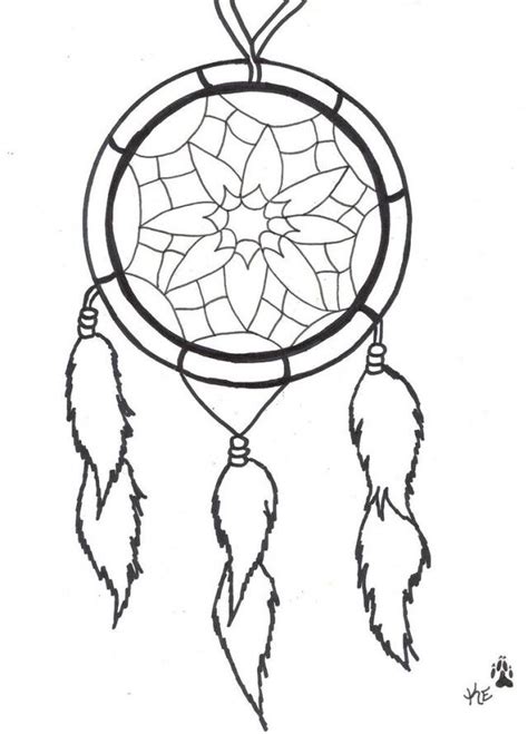 Download Dream Catcher Tattoo Drawing And Coloring For Kids 256693 - Coloring Home