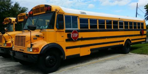 Freshly Painted 1995 Thomas Built Vista School Bus For Sale At Miami