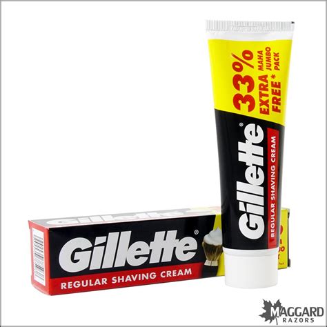 Gillette Regular Shaving Cream Tube 93g — Maggard Razors