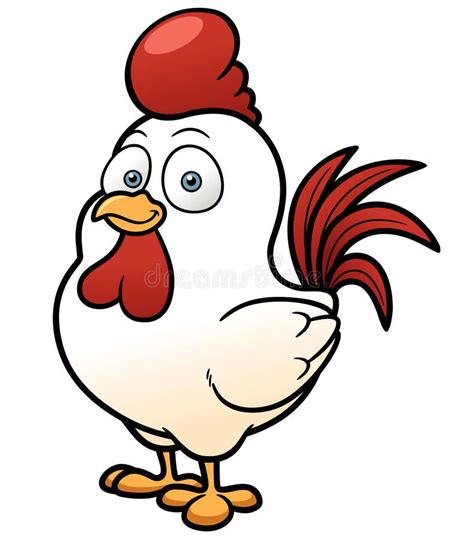 Cartoon Chicken Vector Illustration Of Cartoon Chicken Sponsored