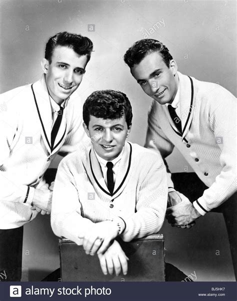 Dion And The Belmonts Us Vocal Group In 1959 From Left Carlo