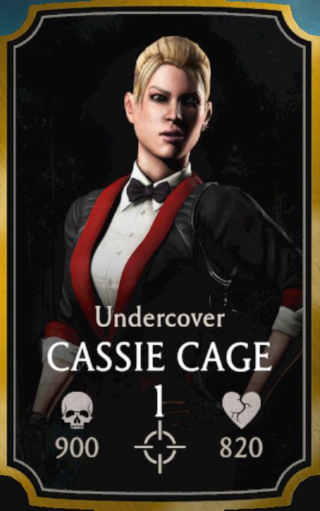 Cassie Cageundercover Mortal Kombat X Mobile Wikia Fandom Powered By Wikia